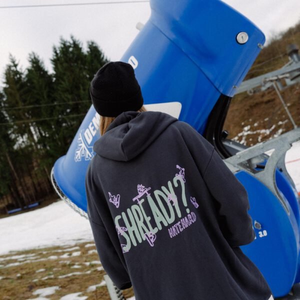 GREY SHREADY HOODIE