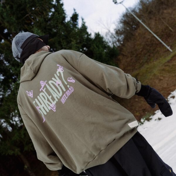 KHAKI SHREADY HOODIE