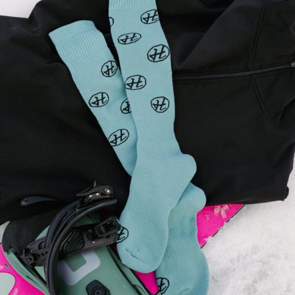 TEAL HH SNOWBOARDING SOCKS