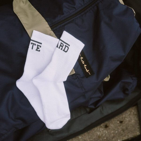 WHITE HH SOCKS